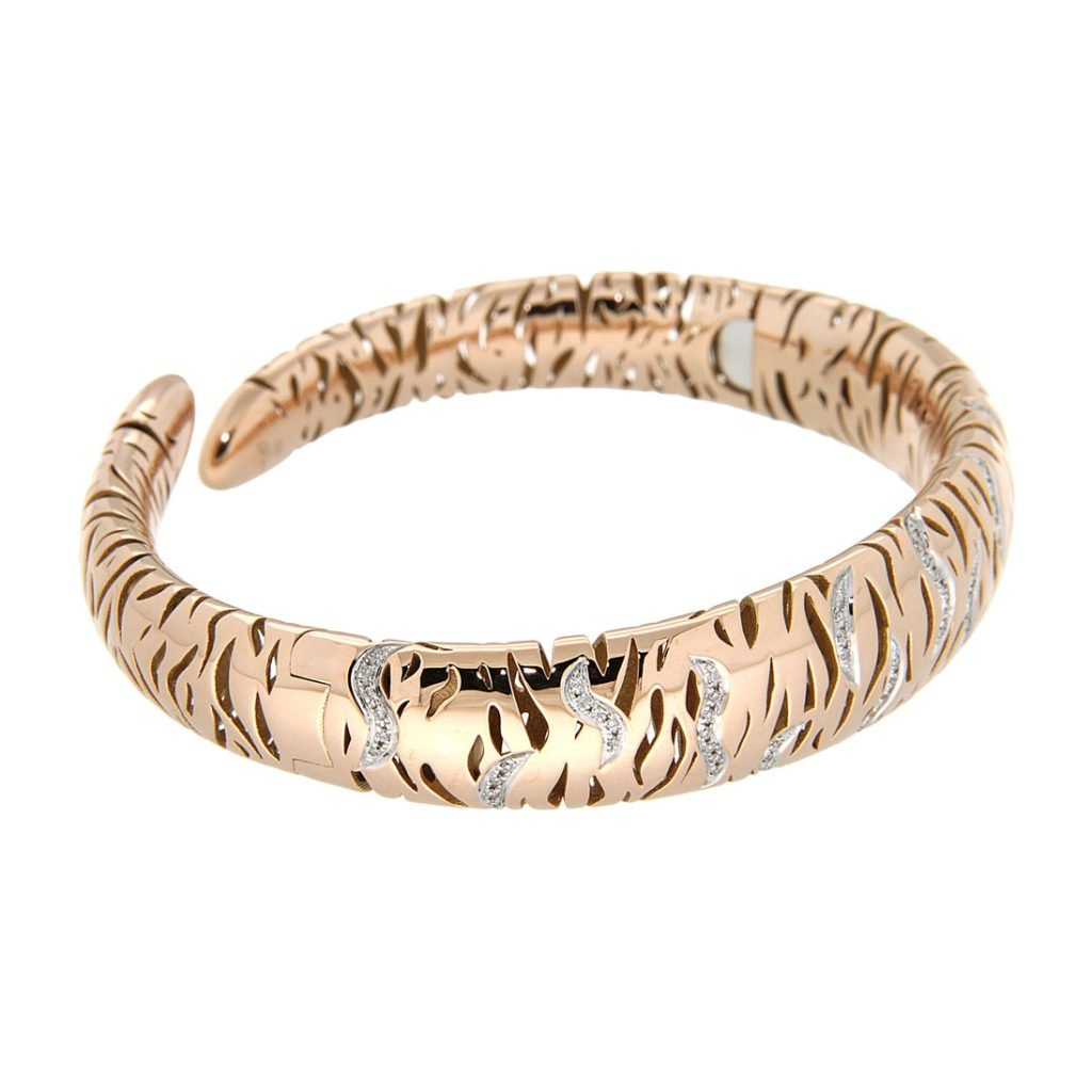 D'sire Gold and Diamond Bangle
