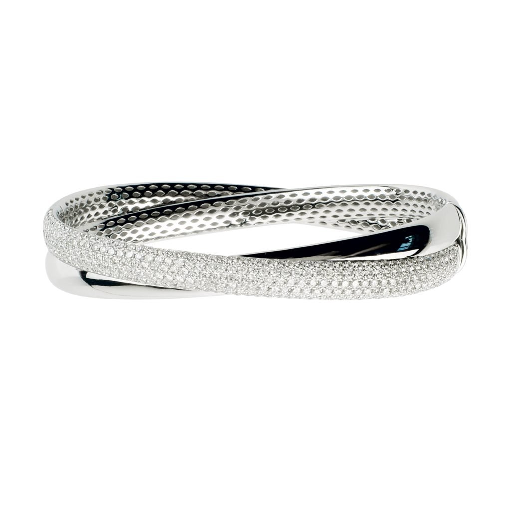 D'sire Gold and Diamond Bangle