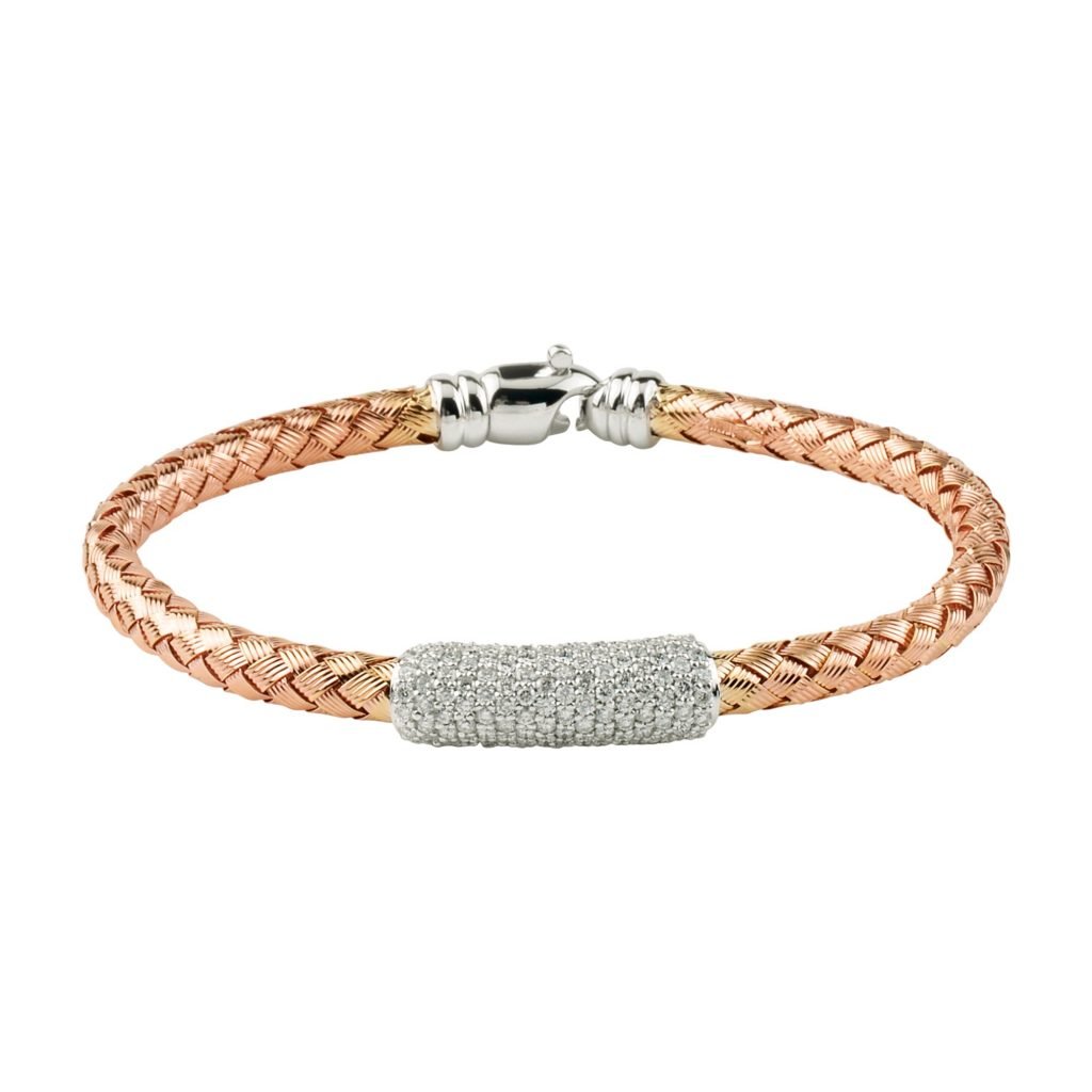 D'sire Gold and Diamond Bangle