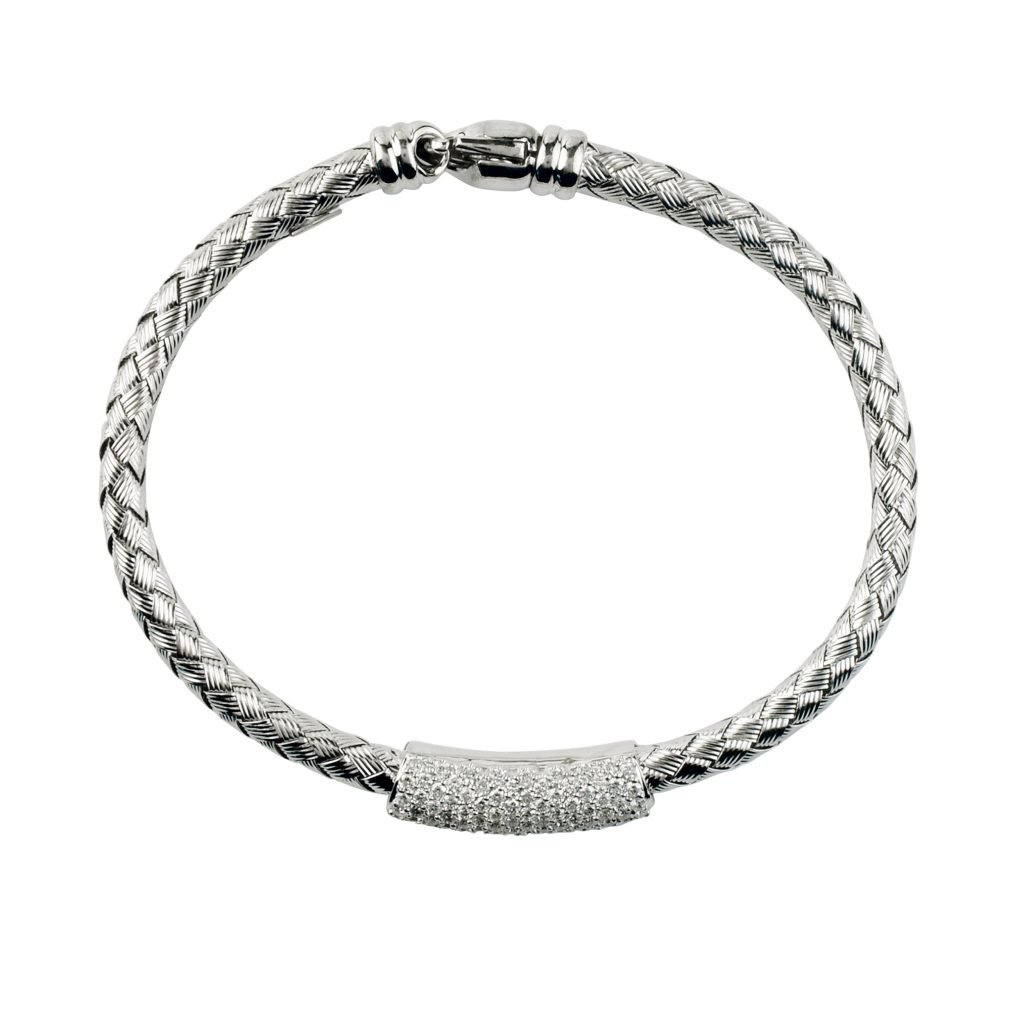 D'sire Gold and Diamond Bangle