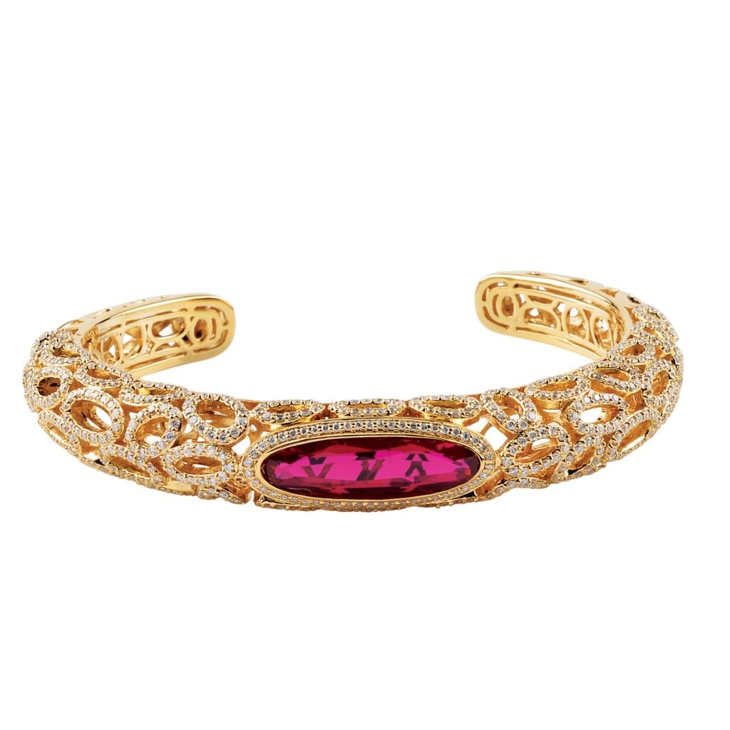 D'sire Gold and Diamond Bangle