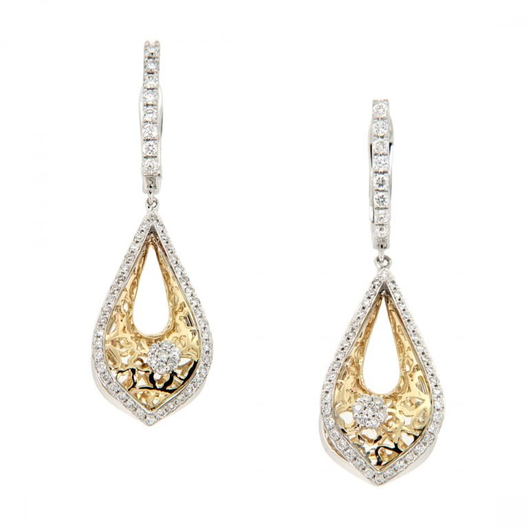 D'sire Gold and Diamond Earrings