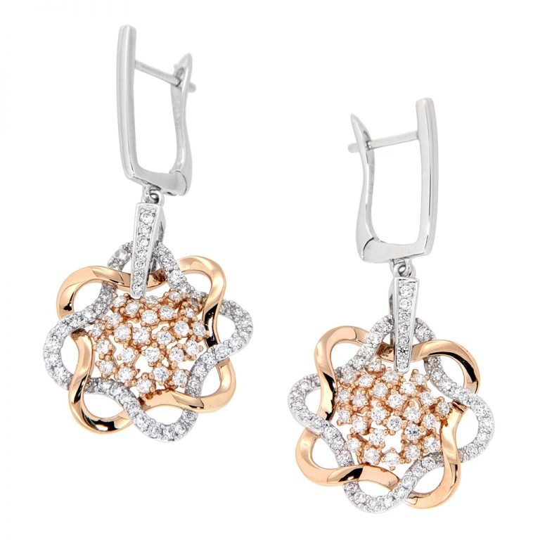 D'sire Gold and Diamond Earrings