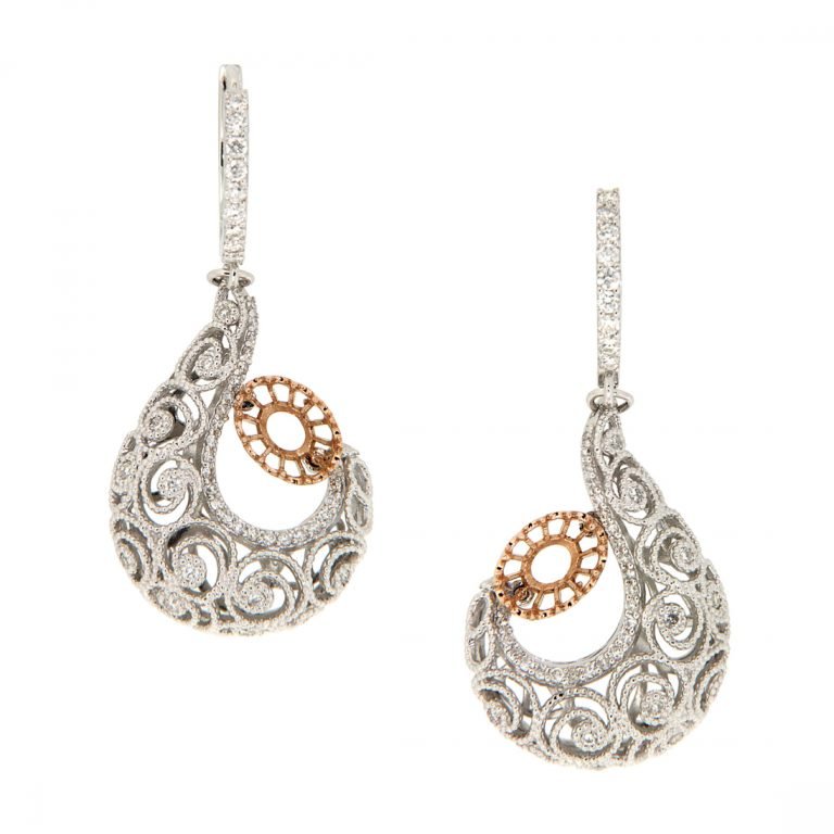 D'sire Gold and Diamond Earrings