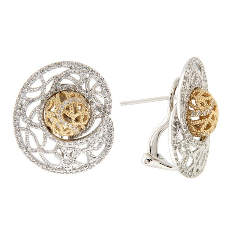 D'sire Gold and Diamond Earrings