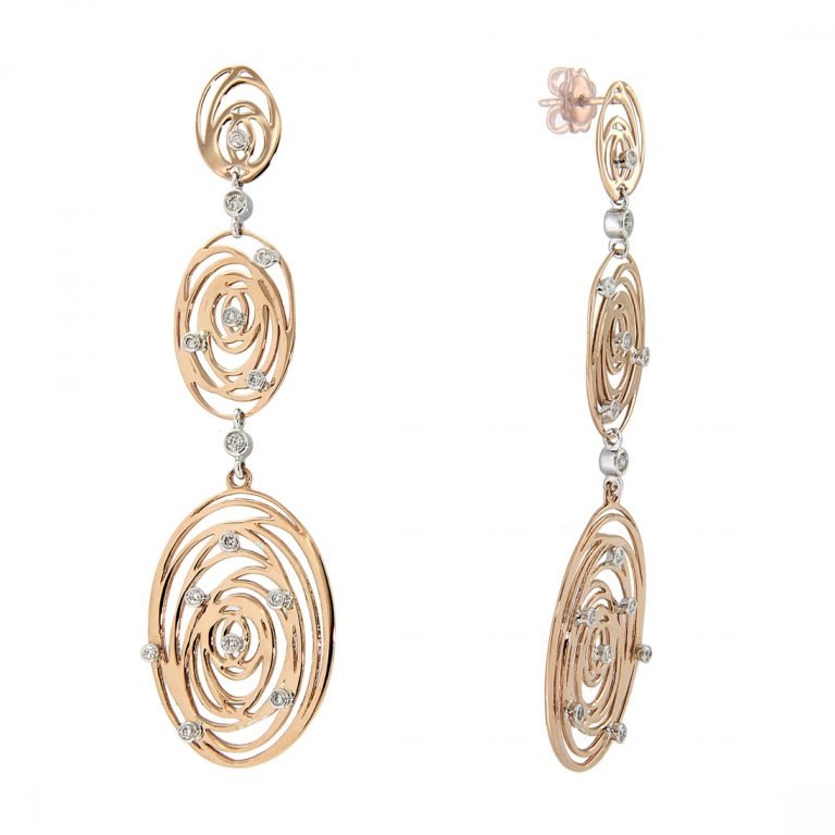 D'sire Gold and Diamond Earrings