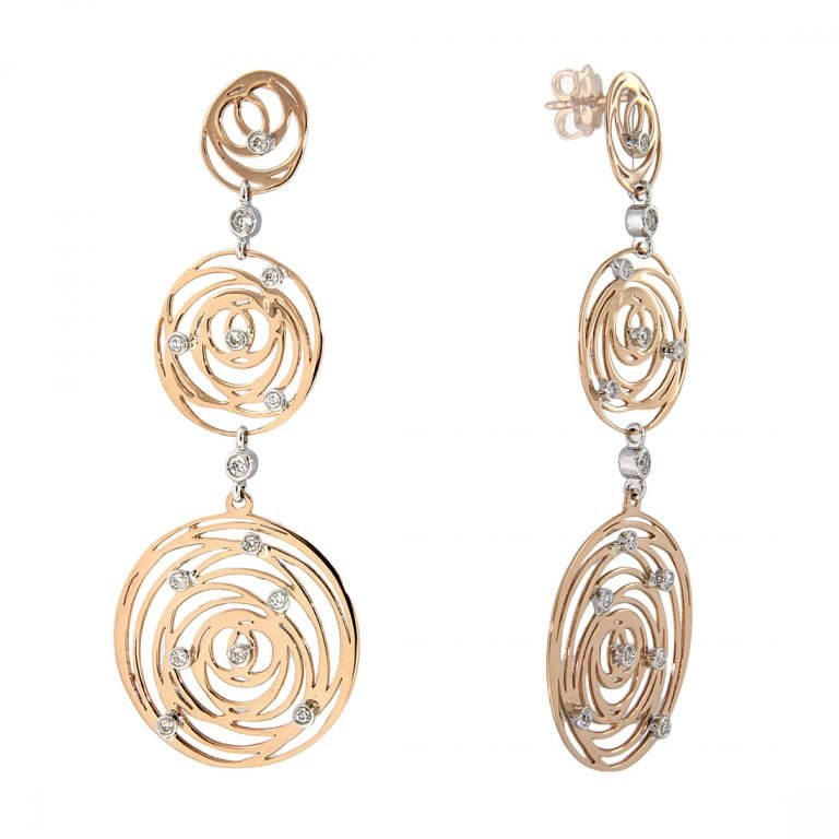 D'sire Gold and Diamond Earrings