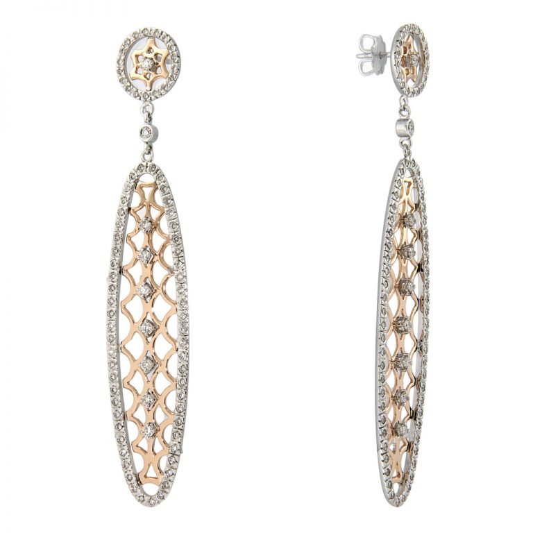 D'sire Gold and Diamond Earrings