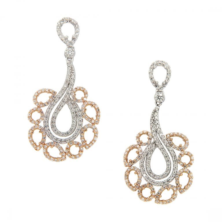 D'sire Gold and Diamond Earrings