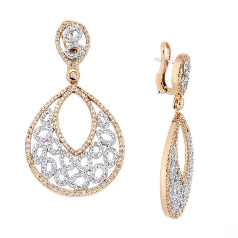 D'sire Gold and Diamond Earrings