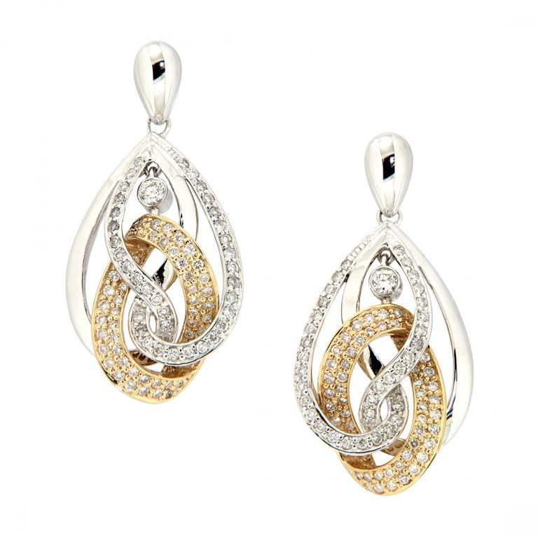 D'sire Gold and Diamond Earrings