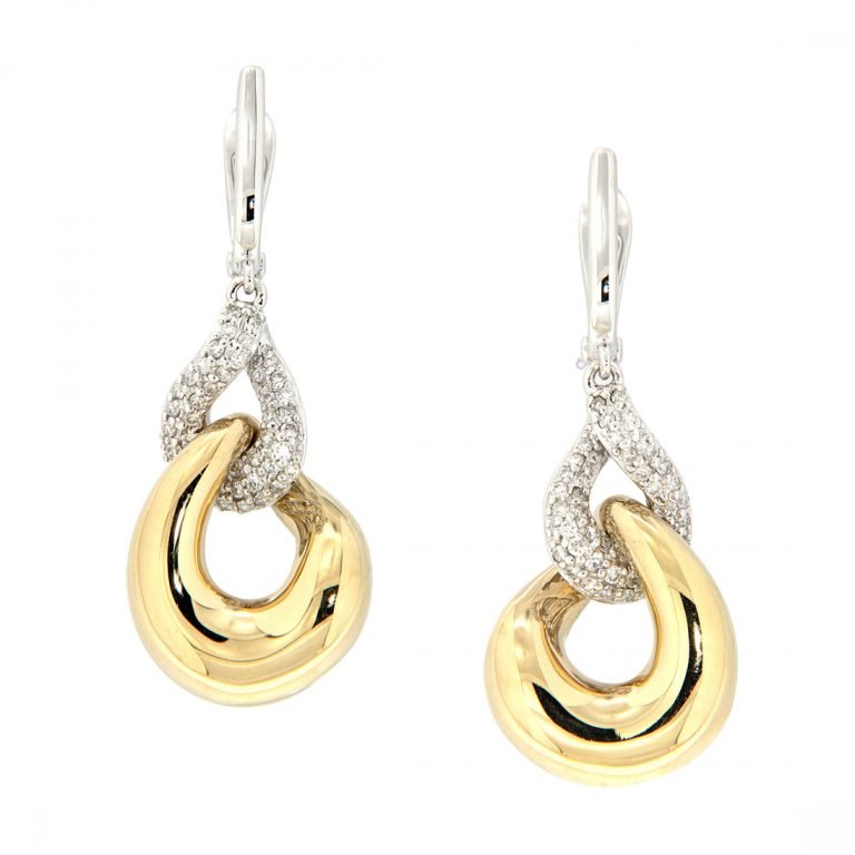 D'sire Gold and Diamond Earrings