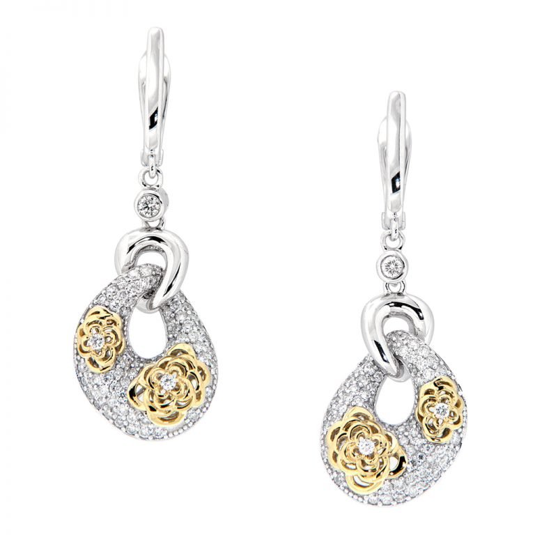 D'sire Gold and Diamond Earrings