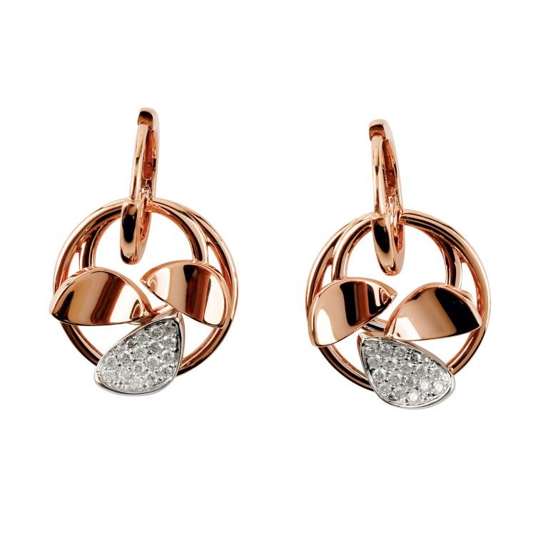 D'sire Gold and Diamond Earrings