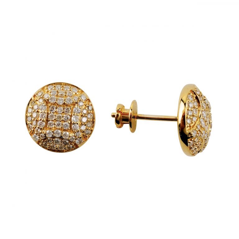 D'sire Gold and Diamond Earrings