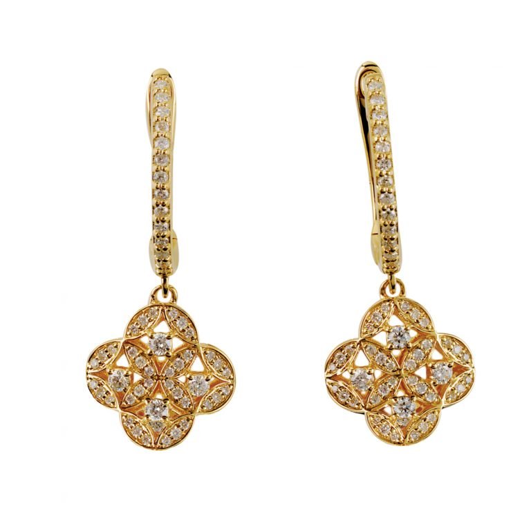 D'sire Gold and Diamond Earrings