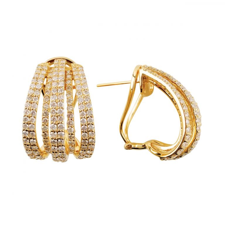 D'sire Gold and Diamond Earrings