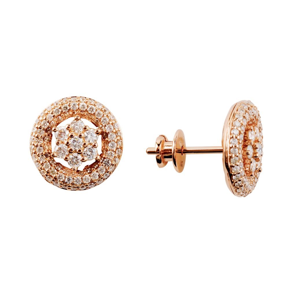 D'sire Gold and Diamond Earrings