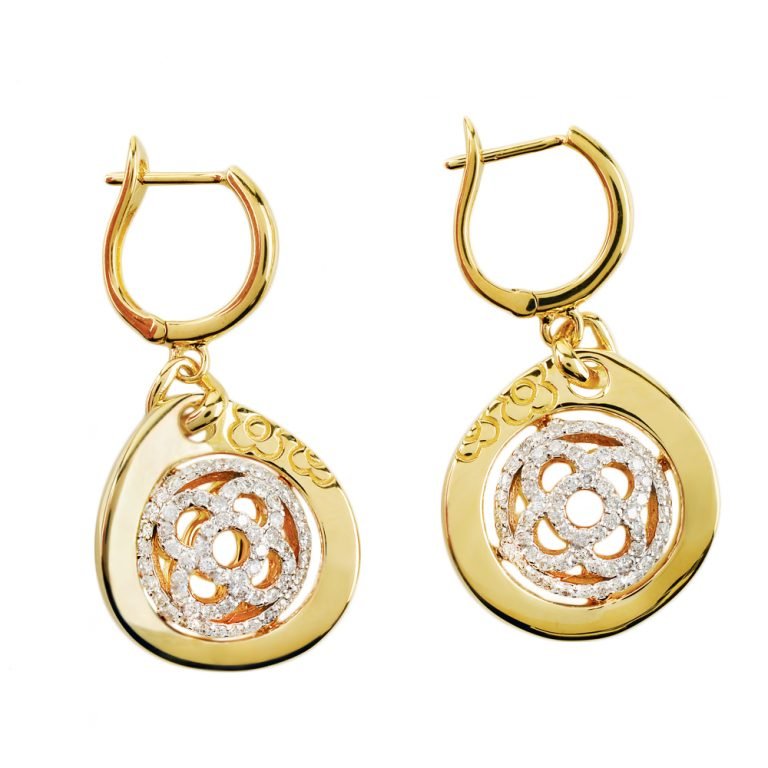 D'sire Gold and Diamond Earrings