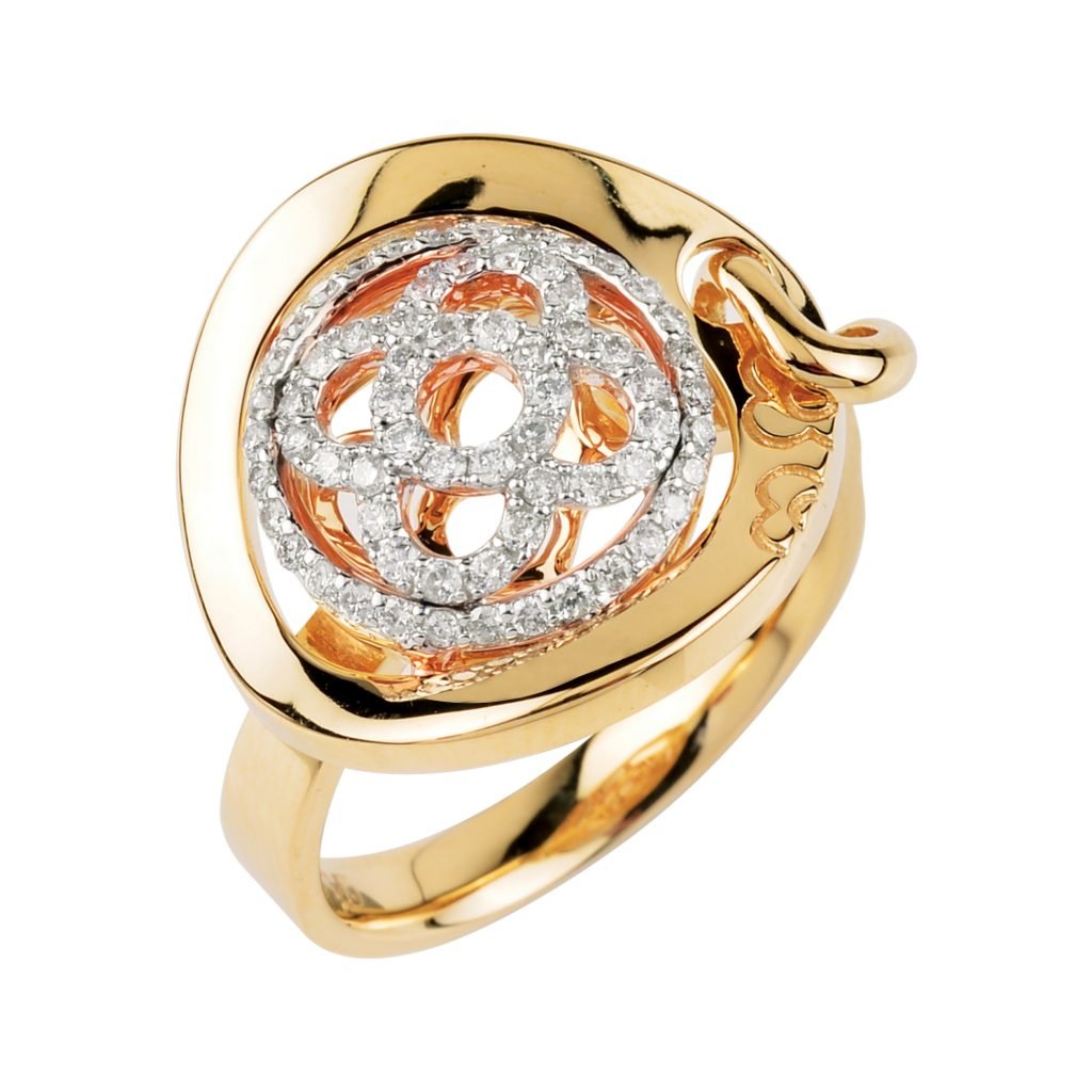 D'sire Gold and Diamond Ring