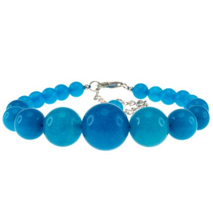 Pearlz Ocean Blue Jade Journey Bracelet