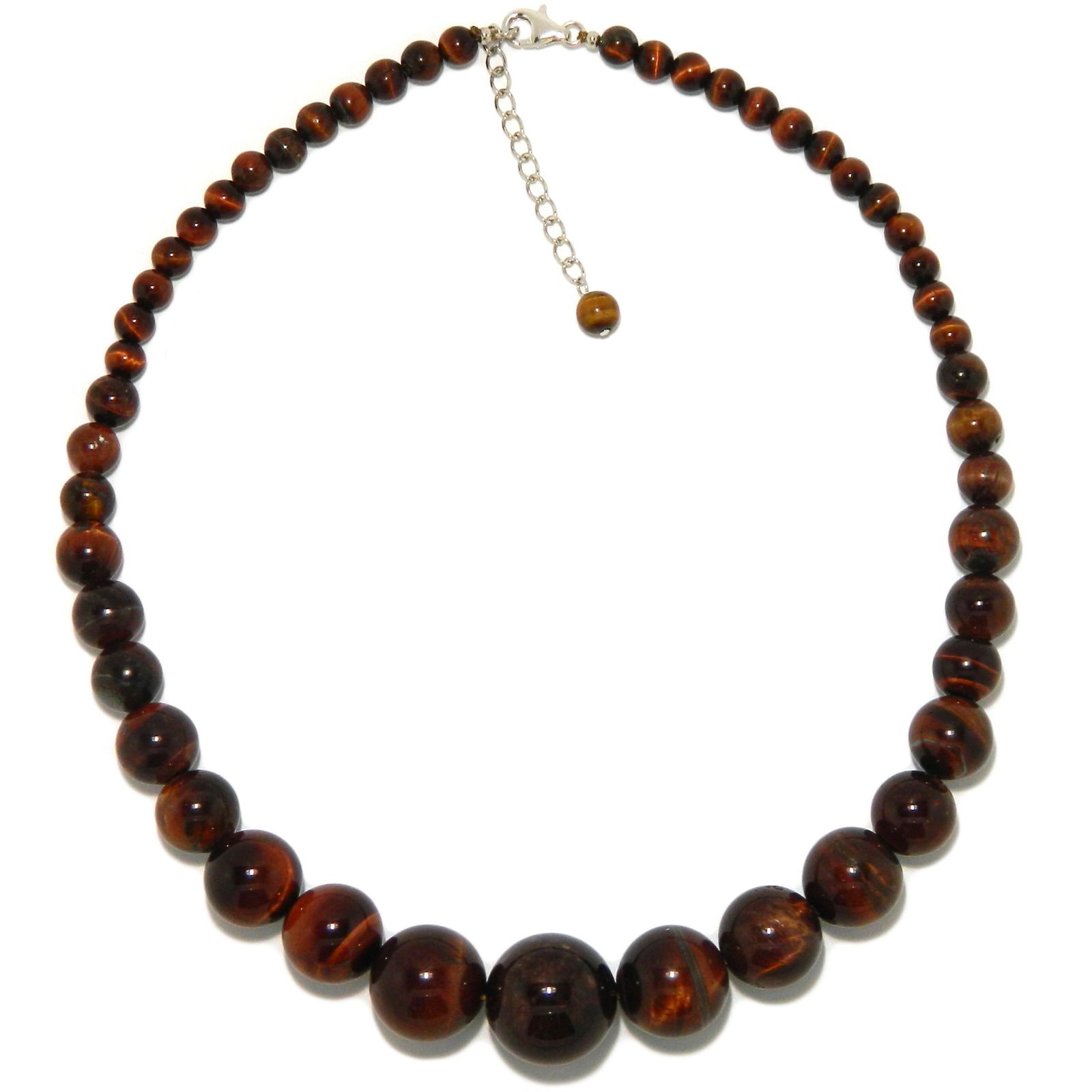 Pearlz Ocean Red Tigers Eye Journey Necklace
