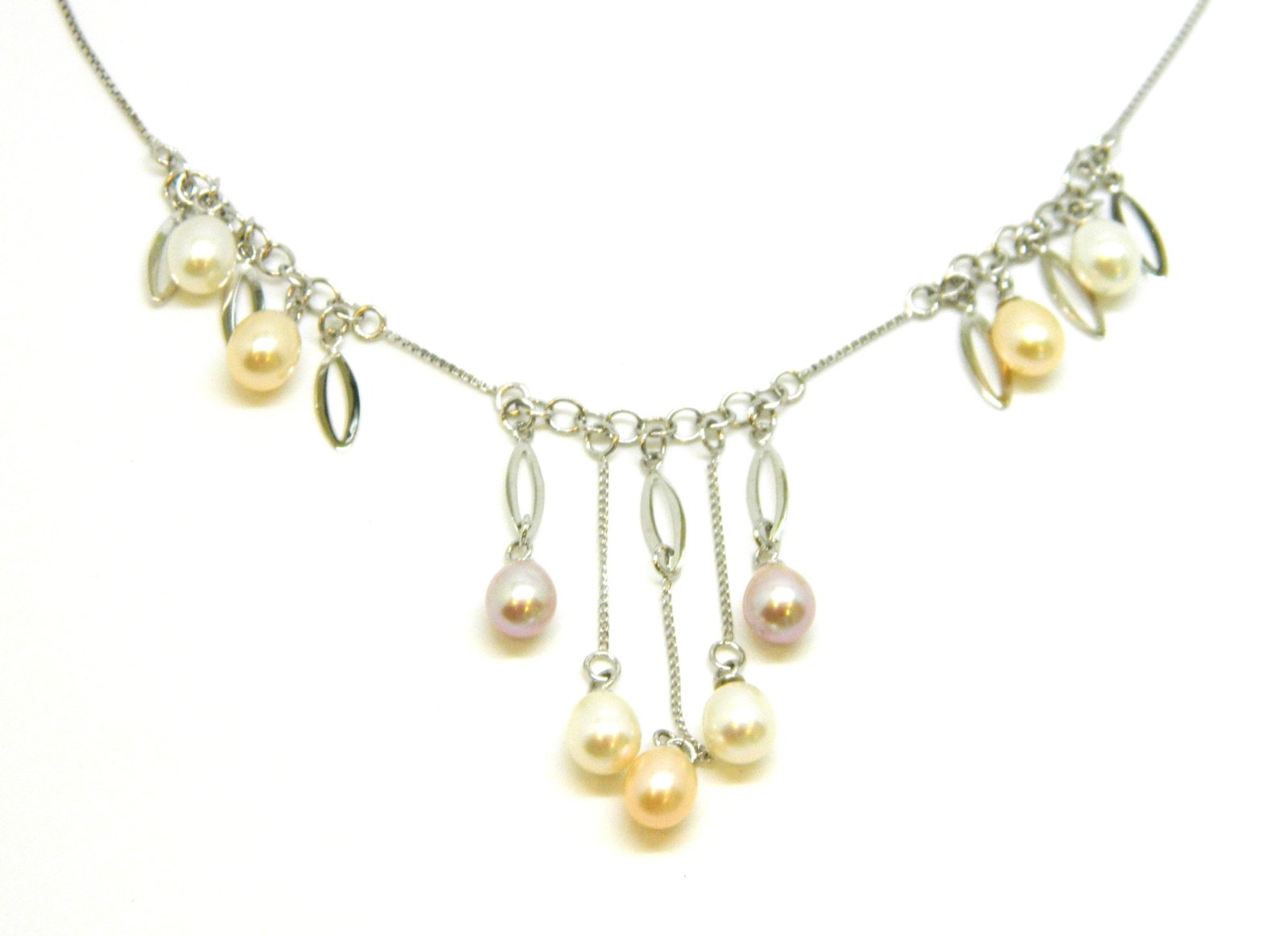 Pearlz Ocean Sterling Silver Freshwater Pearl Necklace