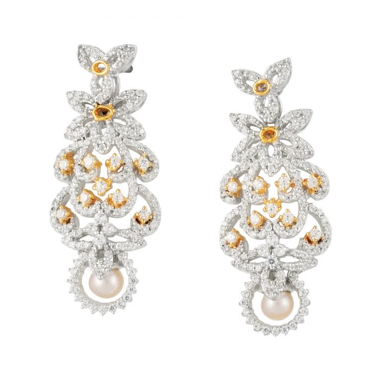 D'sire Gold and Diamond Earrings