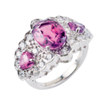 D'SIRE Sterling Silver Ring With Cz