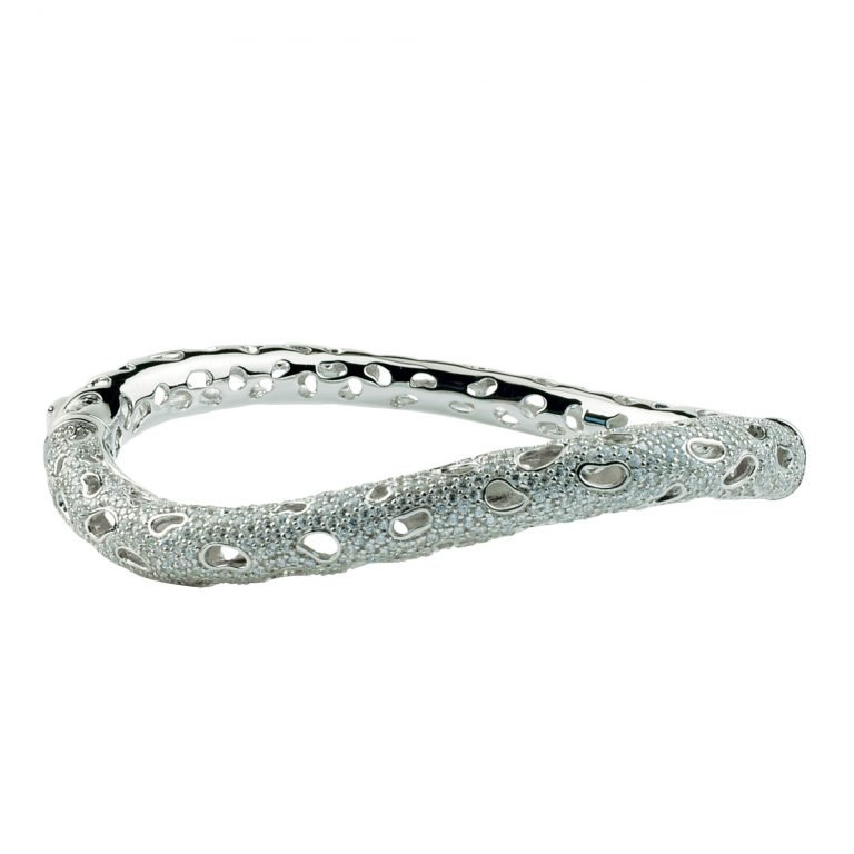 D'sire Gold and Diamond Bangle