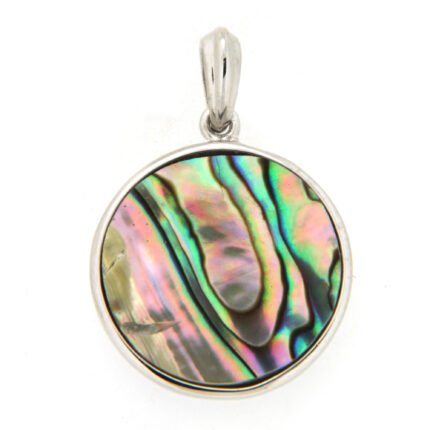 Pearlz Ocean Sterling Silver Abalone Shell Pendant