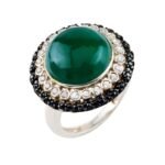 D'SIRE Sterling Silver Ring With Cz