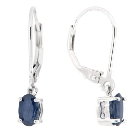 GGL Sterling Silver Blue Sapphire EarRings