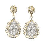 D'SIRE 18Ky/W Gold Earrings