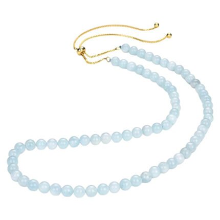 Pearlz Ocean Natural Healing Gemstone Beads - Beaded Strand Mala Necklace Jewelry Accessory Gift for Women Men Unisex