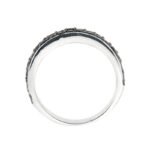 Pearlz Ocean Black Spinel Ring for Women – Round Cocktail Design with 1.9mm Natural Stones in 925 Sterling Silver, Bold & Gift-Ready Jewelry - Image 6