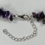Pearlz Ocean Lavender Amethyst Necklace – 20" Knotted Chips – Ladies Gemstone Necklace in 925 Sterling Silver – Elegant Gift & Statement Look - Image 4