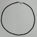 Pearlz Ocean Black Spinel Necklace for Women – 18" Faceted Rondelle Natural Gemstone Jewelry, Elegant, Protective & Lightweight Design - Image 4