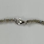 Pearlz Ocean Labradorite Necklace Set for Women – 18" Faceted Rondelle Natural Crystal Beads in 925 Sterling Silver, Intuition-Enhancing, Skin-Friendly & Non-Tarnish Jewelry - Image 4