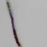 Pearlz Ocean Multicolour Natural Stone Necklace for Women – 18" Lightweight Rondelle Beads Jewelry in 925 Sterling Silver, Fresh & Allergy-Safe Design - Image 6