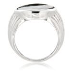 Pearlz Ocean Abalone Shell Ring for Women – 925 Sterling Silver with Rhodium Finish – Elegant Jewelry Gift for Birthdays & Anniversaries - Image 3