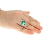 Pearlz Ocean Abalone Shell Ring for Women – 925 Sterling Silver with Rhodium Finish – Elegant Jewelry Gift for Birthdays & Anniversaries - Image 6