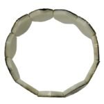 Pearlz Ocean Ladies Abalone Shell Bracelet – 7.5-8" Marquise Stretch – Natural Polished Abalone Shell Jewelry – Colorful, Lightweight & Flexible - Image 3