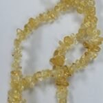 Pearlz Ocean Natural Citrine 3-Row Twisted Necklace 20"+2" – Yellow Gemstone Chips & Beads – Ladies Jewelry – 925 Sterling Silver – Radiant & Stylish - Image 3