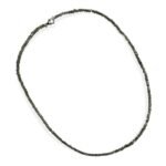 Pearlz Ocean Rhodolite Beaded Necklace for Women – 18" Natural Faceted Rondelle Gemstone Jewelry in 925 Sterling Silver, Elegant Blood-Red Hue & Hypoallergenic Design - Image 2