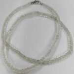 Pearlz Ocean Green Amethyst Necklace for Women – 18" Graduated Faceted Rondelle Beads Jewelry in 925 Sterling Silver, Calming & Elegant Design - Image 3