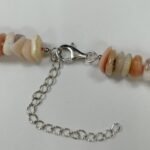 Pearlz Ocean Pink Opal Necklace for Women – 20" Knotted Natural Gemstone Chips Jewelry in 925 Sterling Silver, Spiritual Healing & Emotional Balance - Image 4