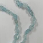 Pearlz Ocean Aquamarine Knotted Necklace for Women – 36 Inch Long – Natural Blue Crystal Jewellery – Serene & Elegant Gift - Image 4