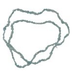 Pearlz Ocean Aquamarine Knotted Necklace for Women – 36 Inch Long – Natural Blue Crystal Jewellery – Serene & Elegant Gift