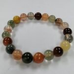 Pearlz Ocean Natural Multicoloured Quartz Bracelet 10mm Beads 7.5-8 inch Healing Gemstone Jewelry for Ladies Enhances Focus & Well-Being - Image 2
